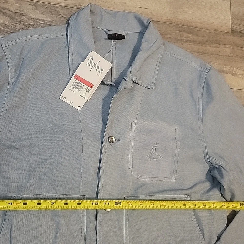 Air Jordan Men's Essentials Chicago Workwear Jacket Blue‎ Size Large FN4527-436
